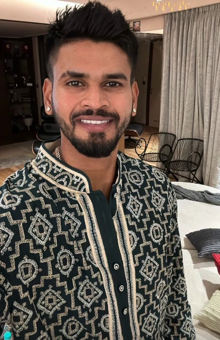 shreyas iyer hairstyle