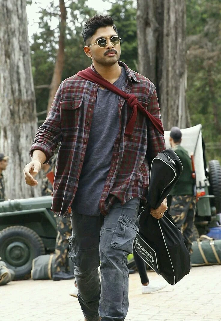 allu arjun hairstyle