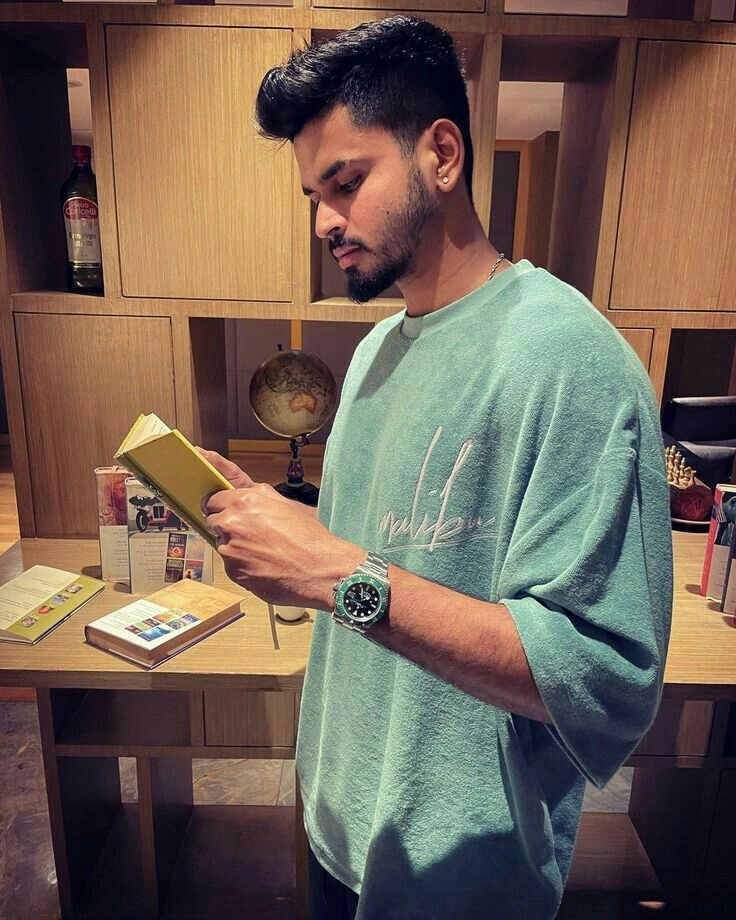 shreyas iyer hairstyle