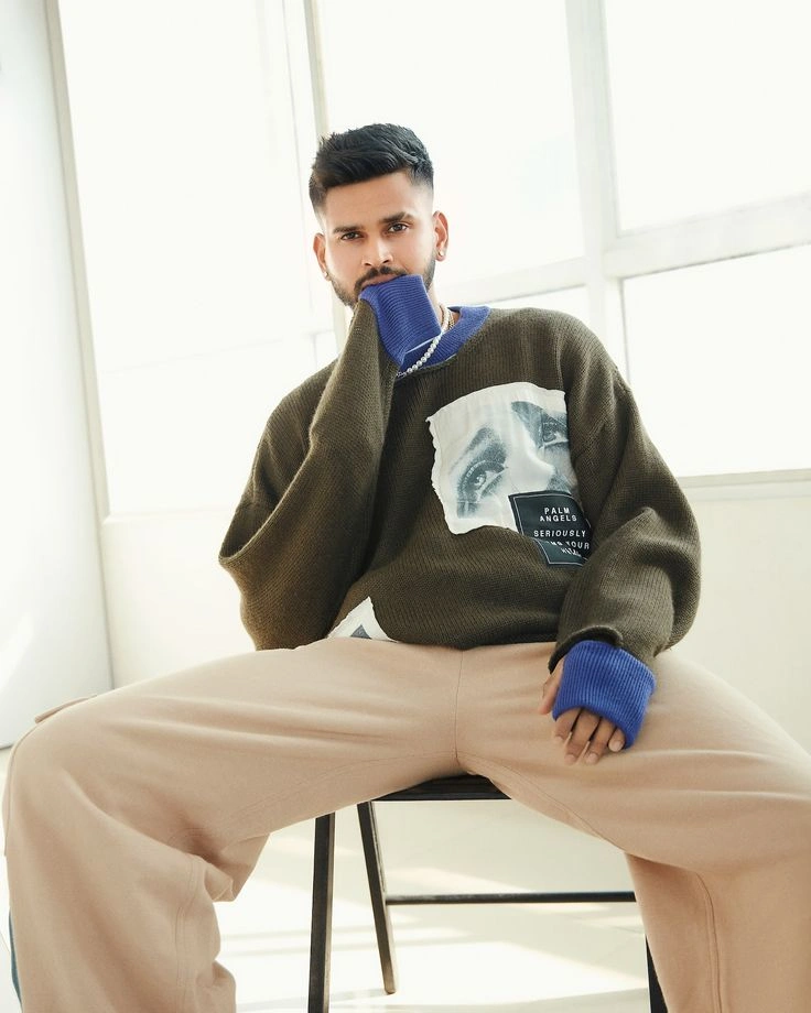 shreyas iyer hairstyle