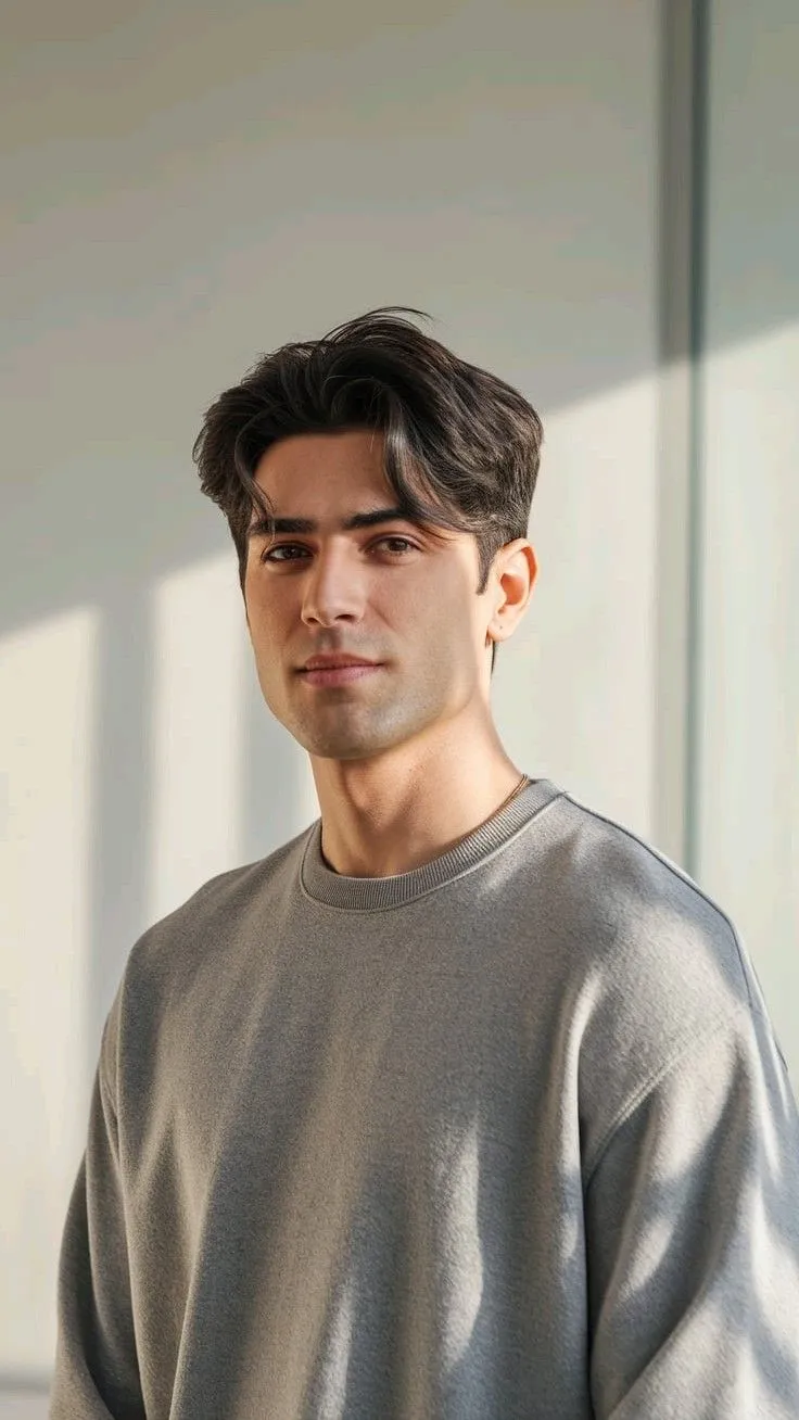 popular diamond face hairstyles male Indian